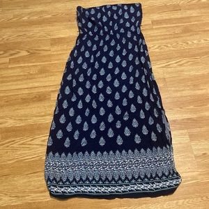 Old Navy strapless maxi dress